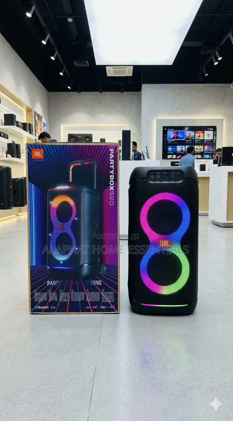 JBL PartyBox 520 Portable Party Speaker.