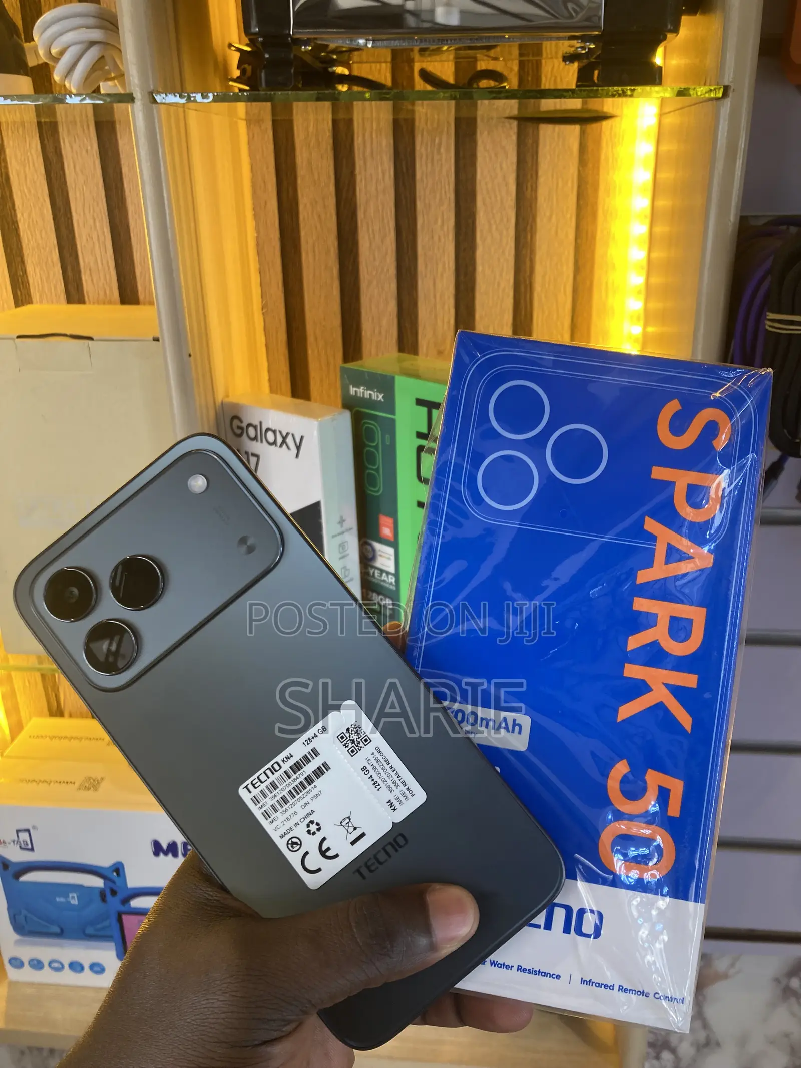 New Tecno Spark 50 128 GB Black