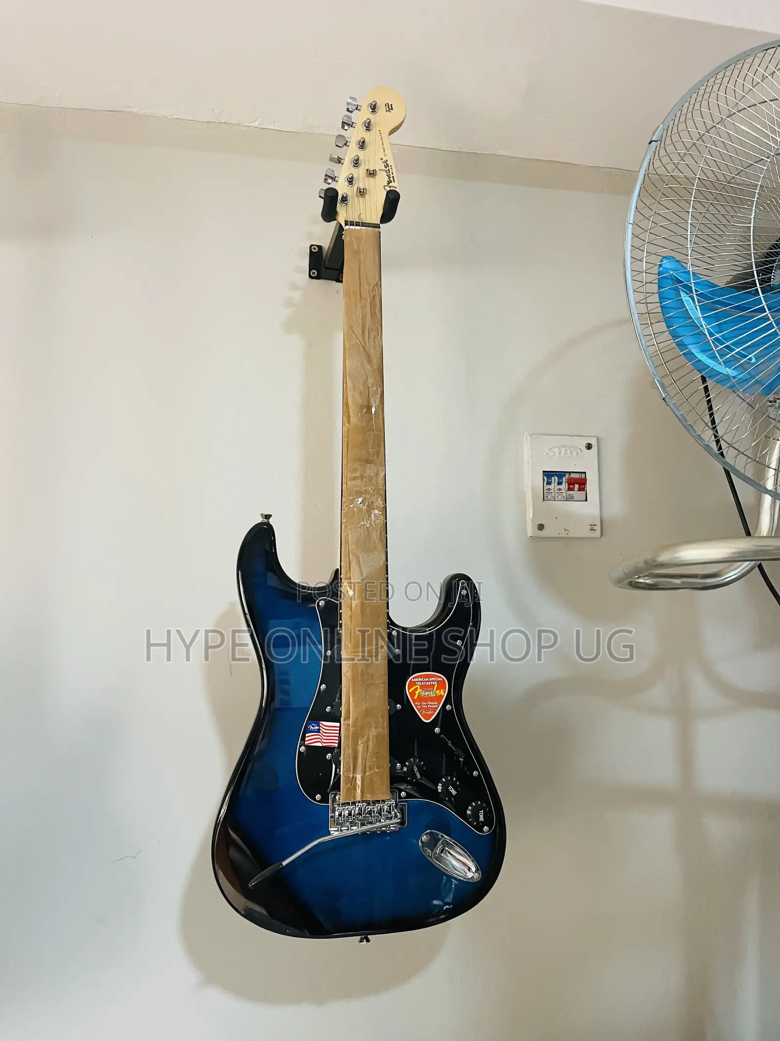 Blue Lagon Fender Solo Electric Guitar