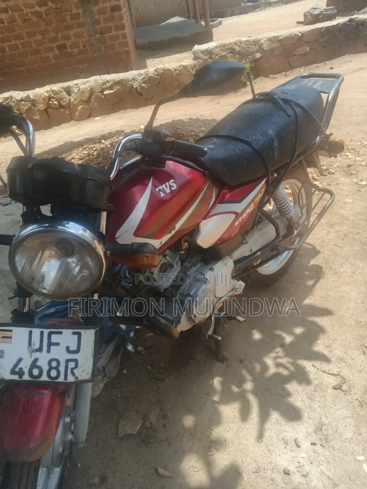 TVS XL 100 2021 Red