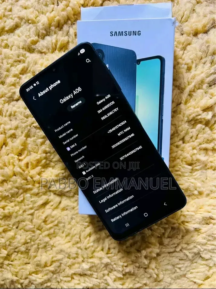 New Samsung Galaxy A06 64 GB Black