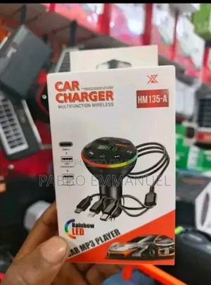 Car Bluetooth Modulator, Mp3 Music Player, Charger Fm Tuner
