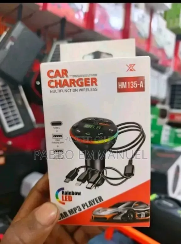 Car Bluetooth Modulator, Mp3 Music Player, Charger Fm Tuner
