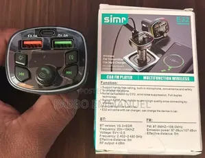 Ccar Multifunctional Charger With Fm Radio Transmitter