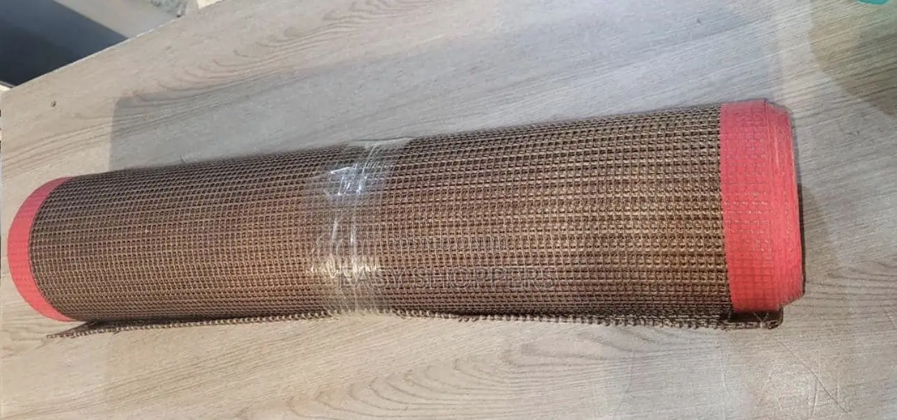 PTFE Coated Fiberglass Open Mesh Conveyor Belt Teflon Mesh Belt