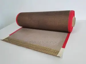 PTFE Coated Fiberglass Open Mesh Conveyor Belt Teflon Mesh Belt