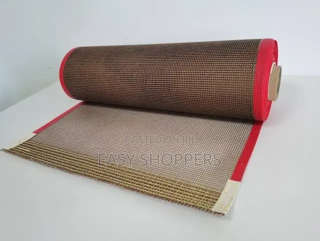 PTFE Coated Fiberglass Open Mesh Conveyor Belt Teflon Mesh Belt