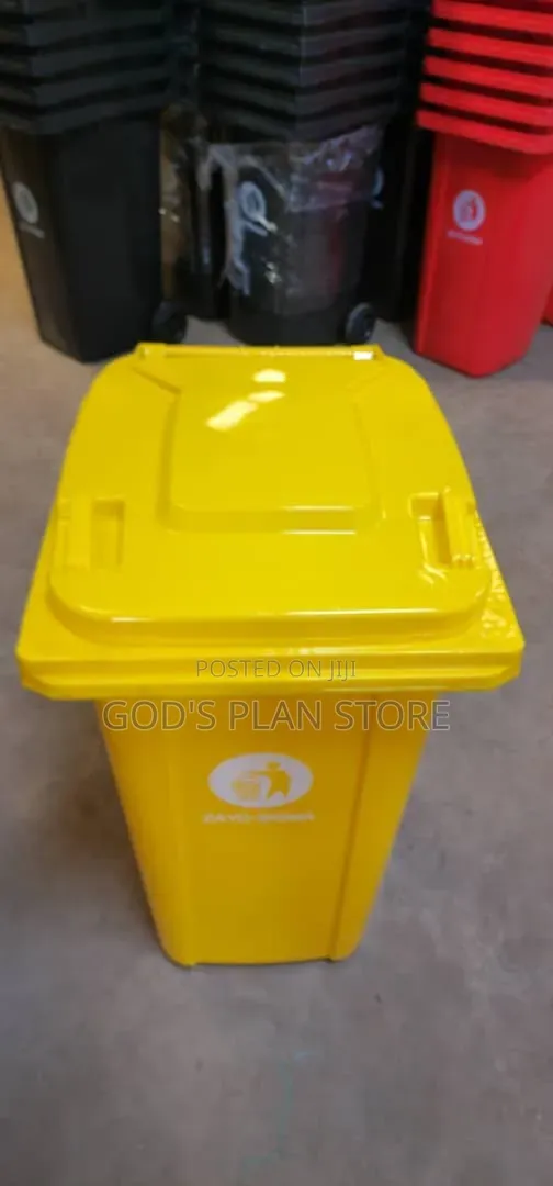 Black Plastic Dust Bins Black Plastic Dust Bins 240litres