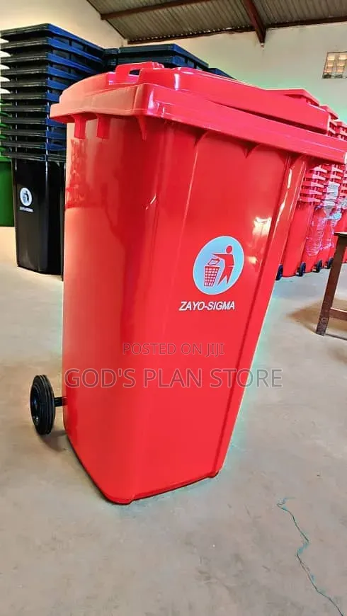Terracota 240litres Plastic Dust Bins Plastic Dust Bins