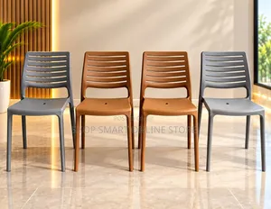 Gold Grey 1Pcs Plastic Chairs Plastic Chairs