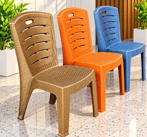 3Pcs Plastic Chairs Plastic Chairs