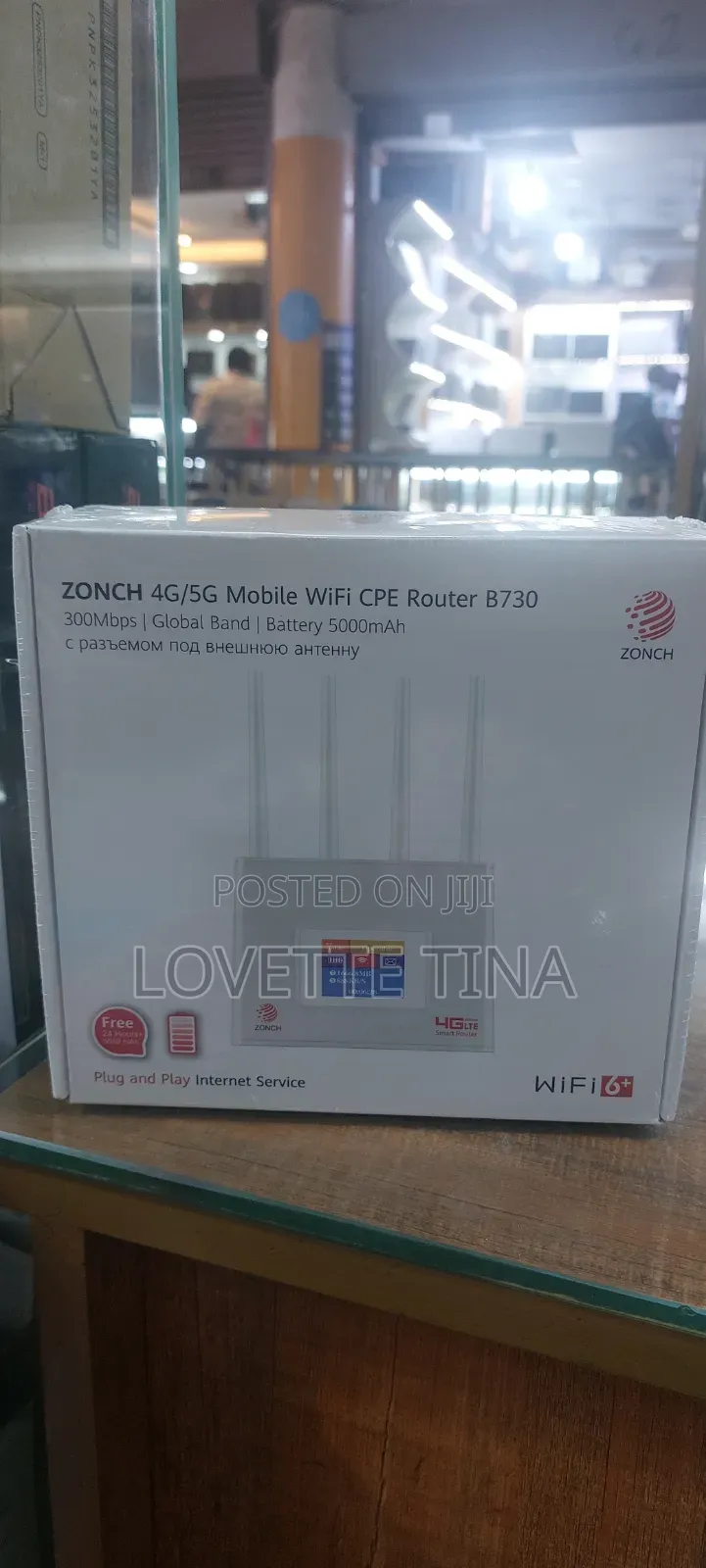 Zonch Router Simcard With Battry N Antenna