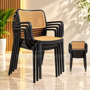 Cafe's, Garden Hard Quality Plastic Chairs Plastic Chairs 1Pcs