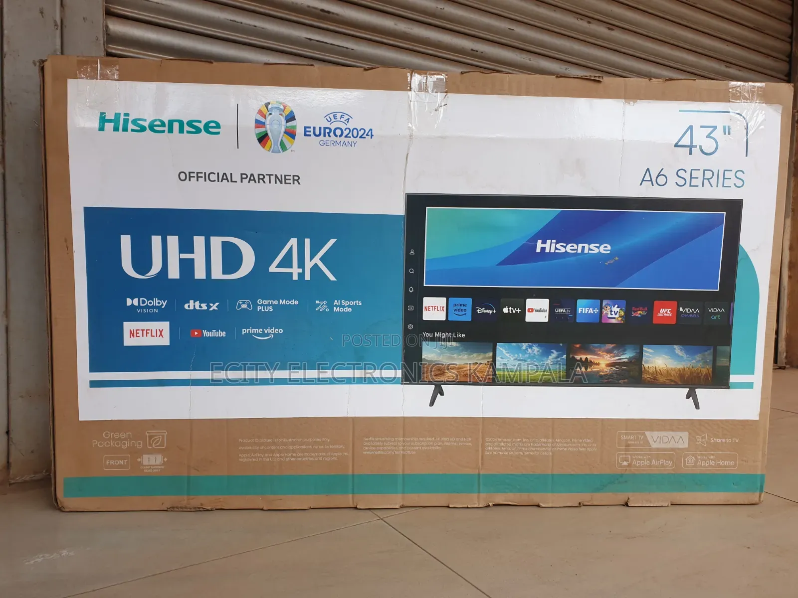 Uhd 43" Hisense Smart A6