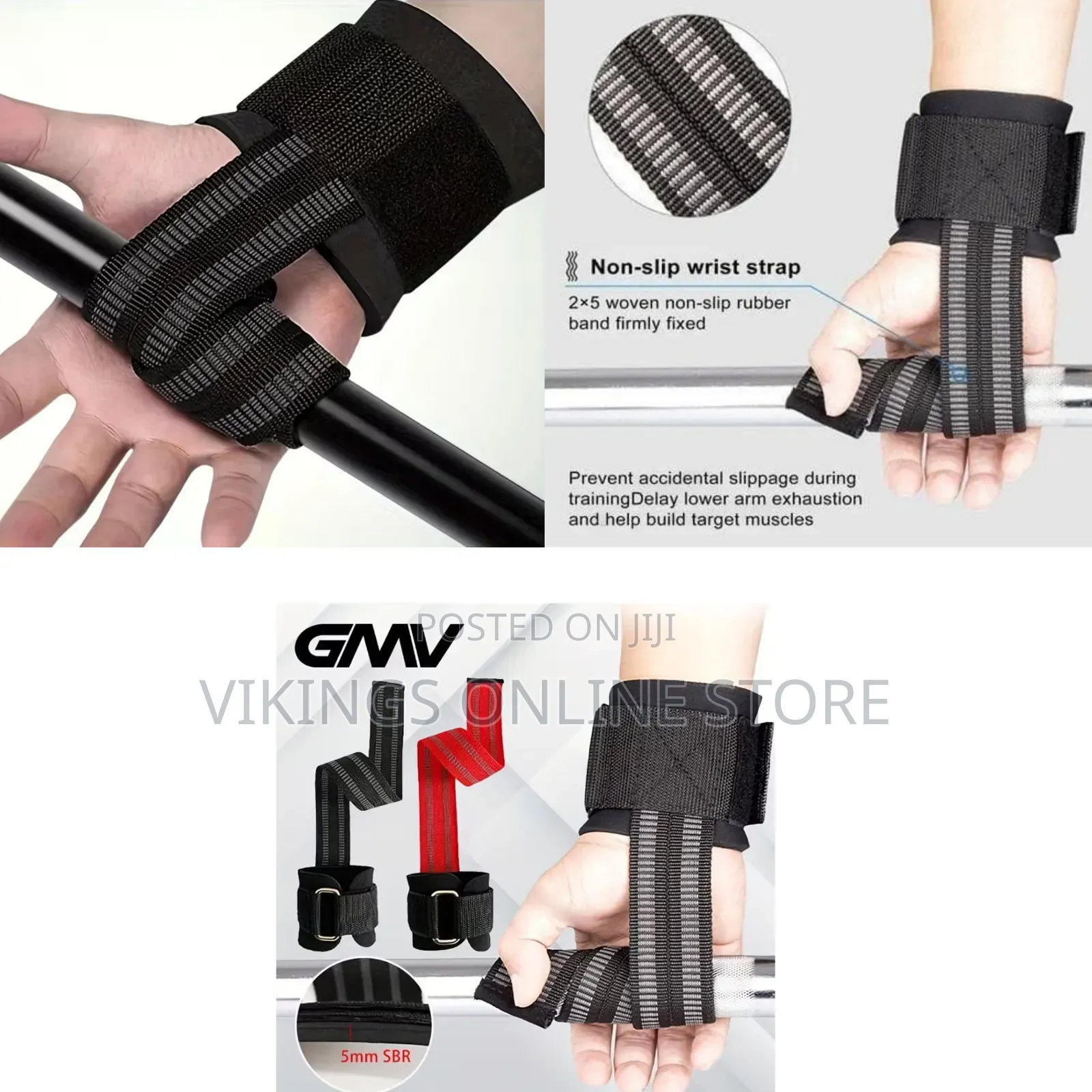 1pc Anti-Slip Compression Adjustable Lifting Wrist Strap for Pull