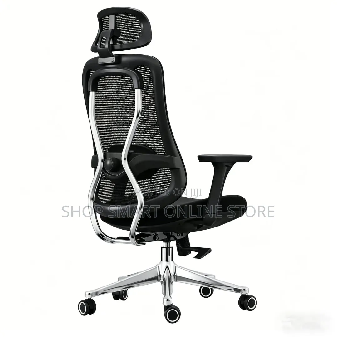 Metal Rod Ergonomic Back Support Office Chairs Office Chairs