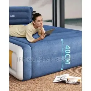 Air Bed, Built-in Electric Pump Double Size Air Bed With Pillow