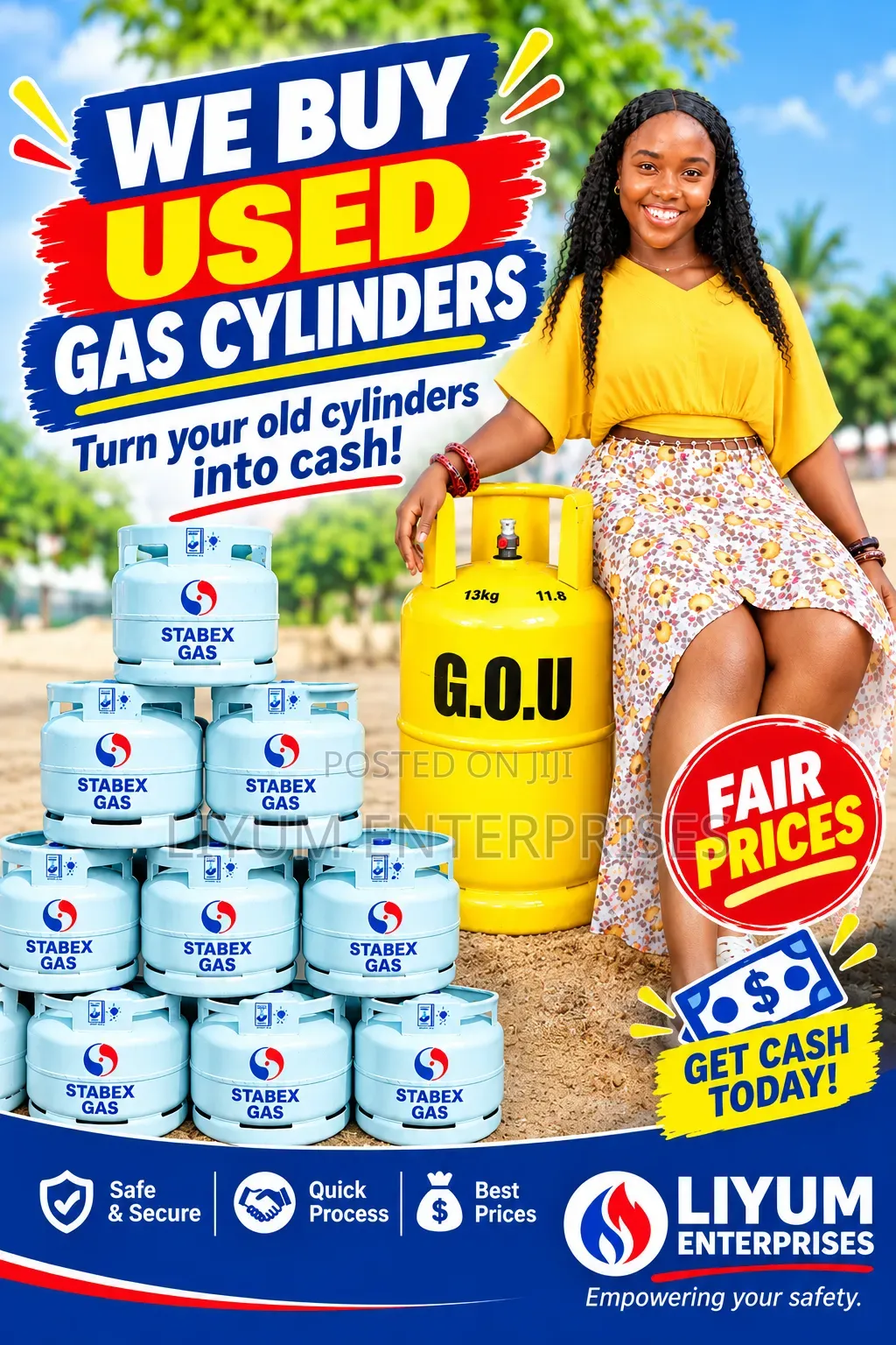 We Buy Used Empty Cylinders