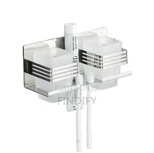 Toothbrush Slot Stainless Steel Wall Mount Toothbrush Holder Bathroom