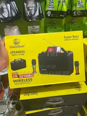 Super Bass Wireless Speaker With an Sd Card Slot