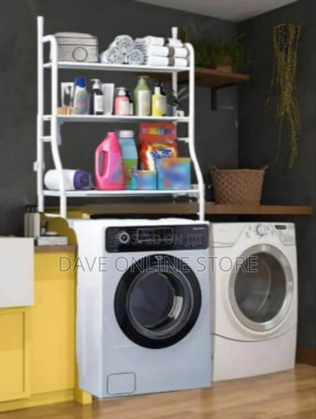 3-Tier Over-Washing Machine Storage Rack