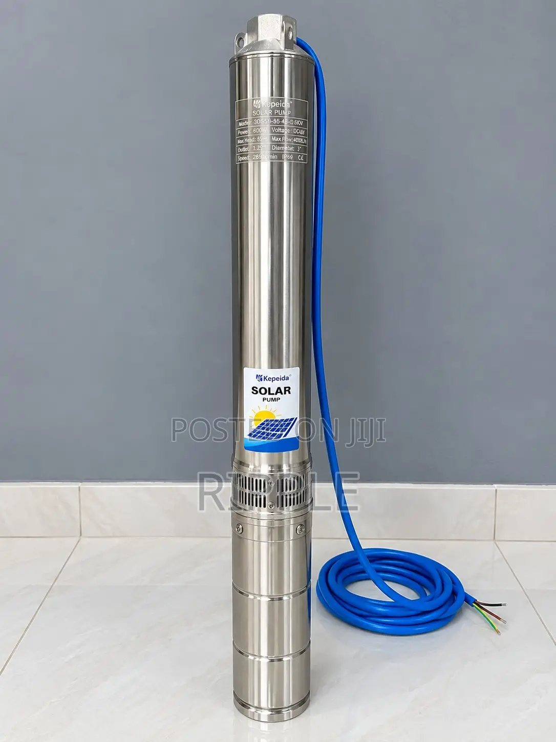 2200W Hybrid Solar Borehole Water Pump – 190m Head | 6,000l/H
