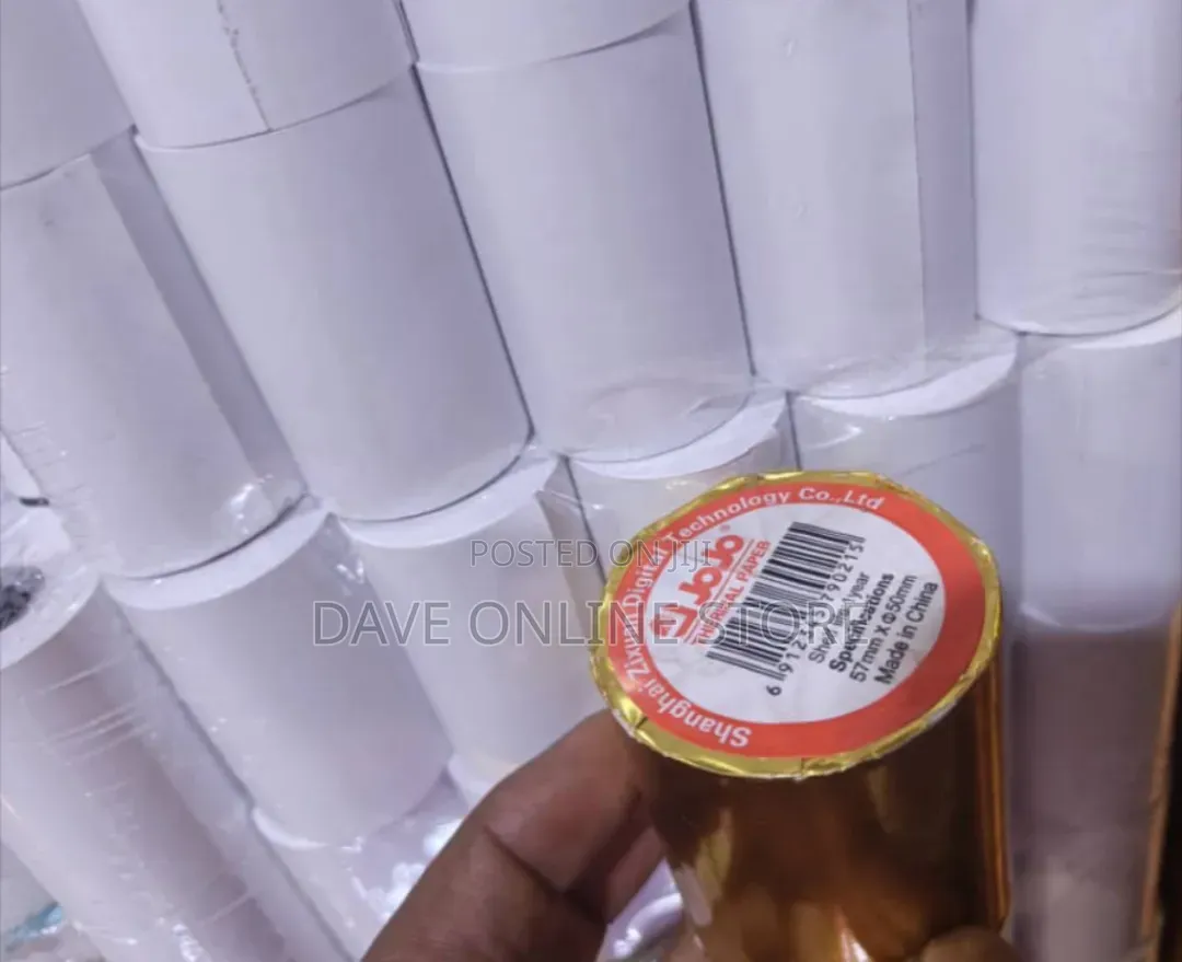 JoJo Thermal Paper Rolls Measuring 80mm × 80mm