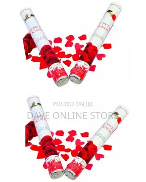 Rose Petal Confetti Cannon Party Poppers