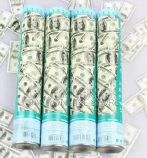 Dollar Bill Themed Party Poppers