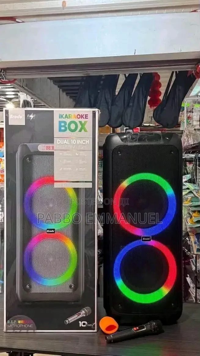 Duo Speaker Super Bass Portable Speaker With 2 Speakers