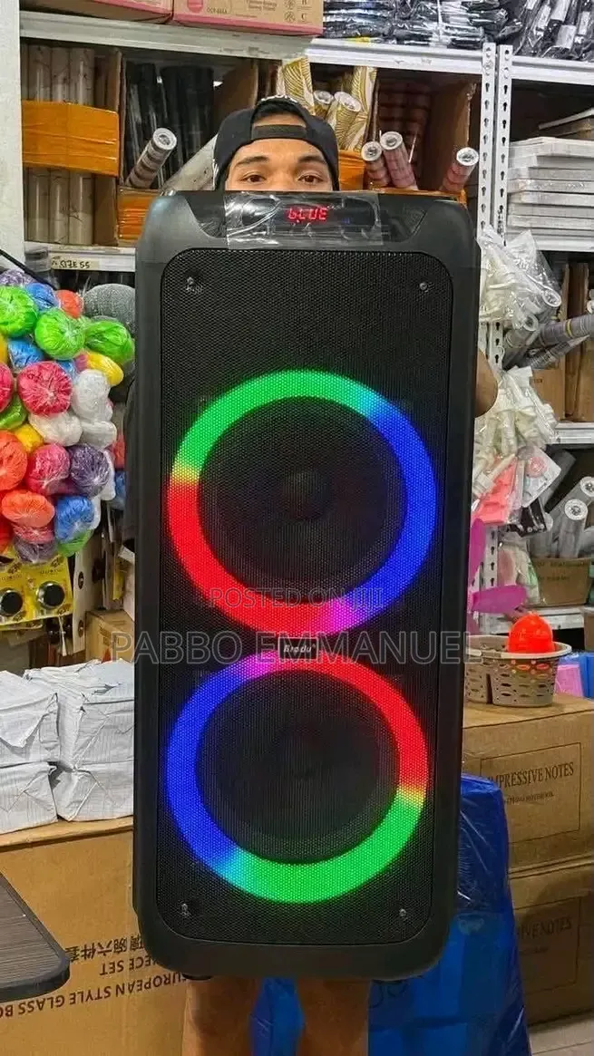 Duo Speaker Super Bass Portable Speaker With 2 Speakers