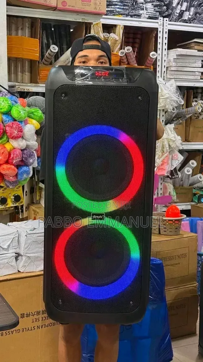 Duo Speaker Super Bass Portable Speaker With 2 Speakers