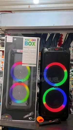 Duo Speaker Super Bass Portable Speaker With 2 Speakers