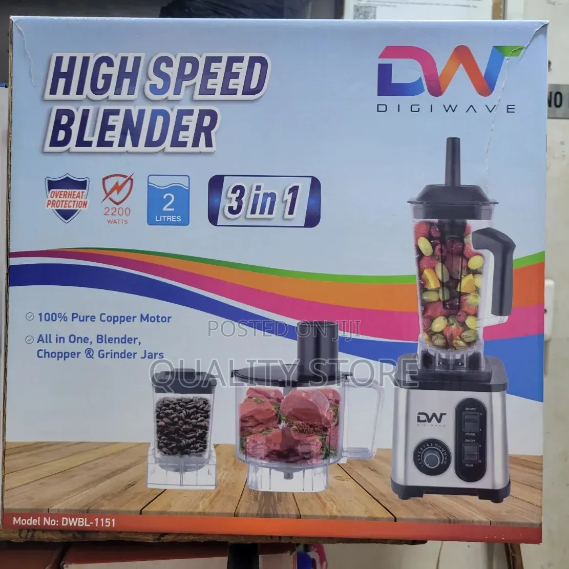 Dw 3 in 1 Electric Blender