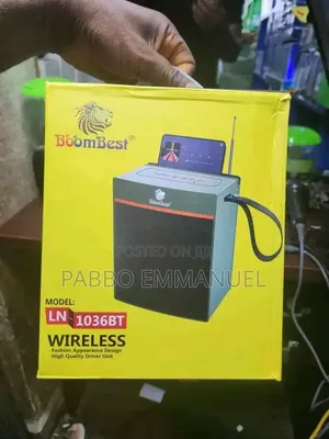 Boom Speaker With a Phone Holdee