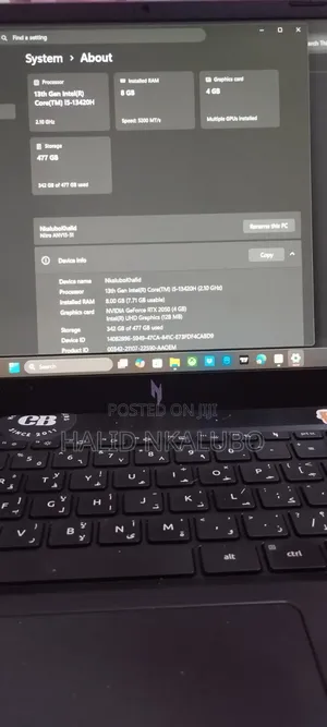 Laptop Acer Nitro V 15 8GB Intel Core i5 SSD 500GB
