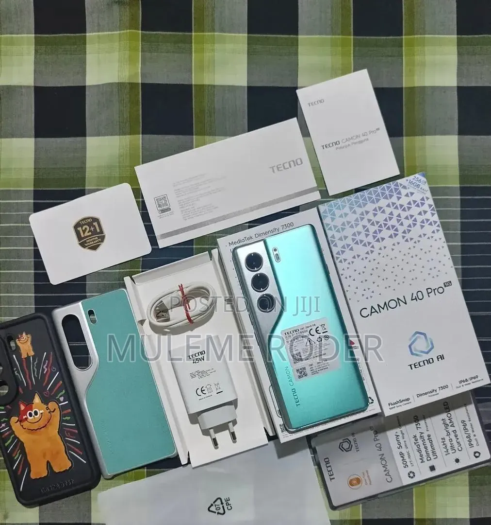 New Tecno Camon 40 Pro 4G 256 GB Green