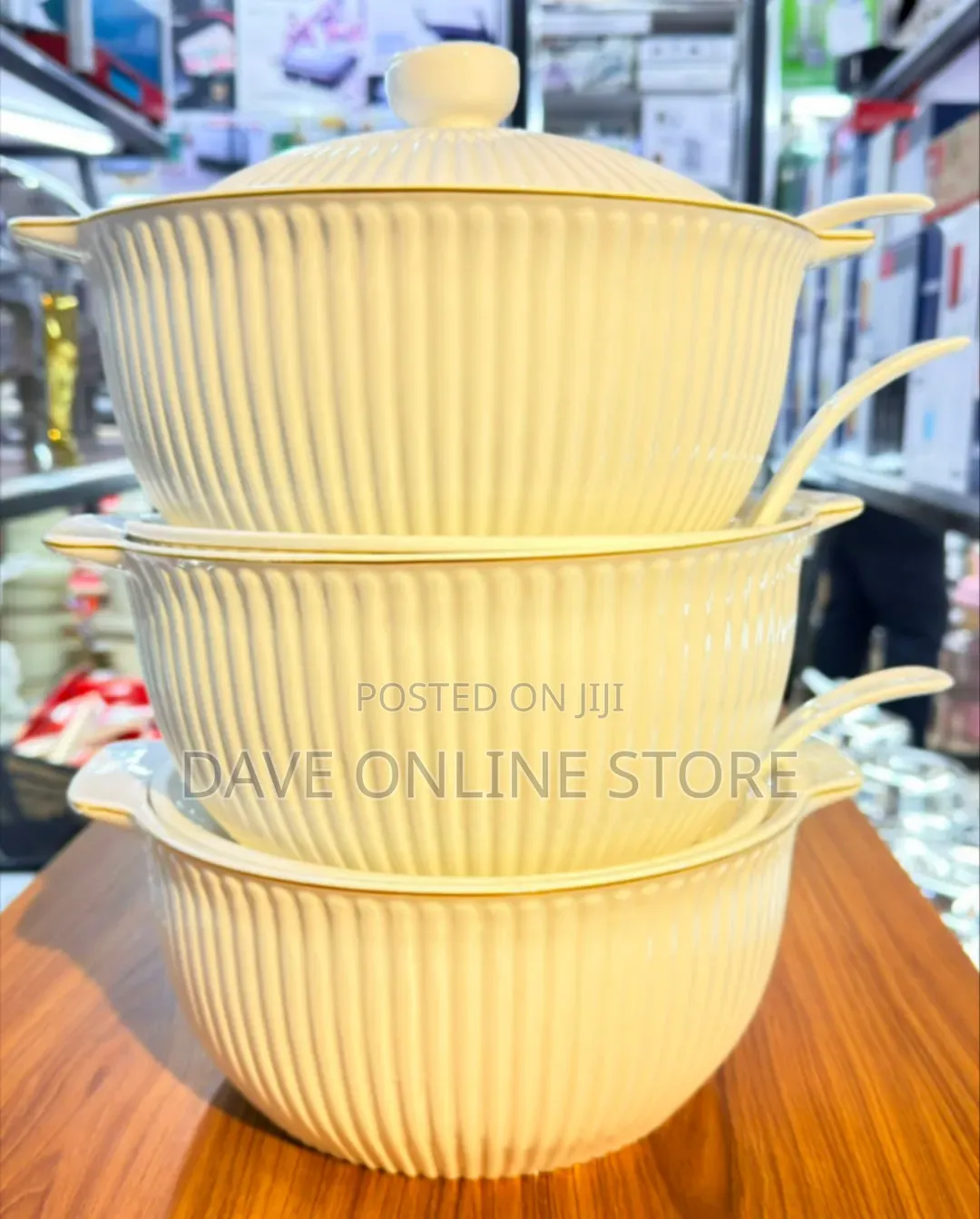 3-Piece Ceramic Serving Bowl Set