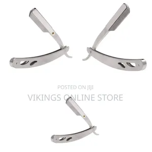 Stainless Steel Straight-Edge Barber Razor