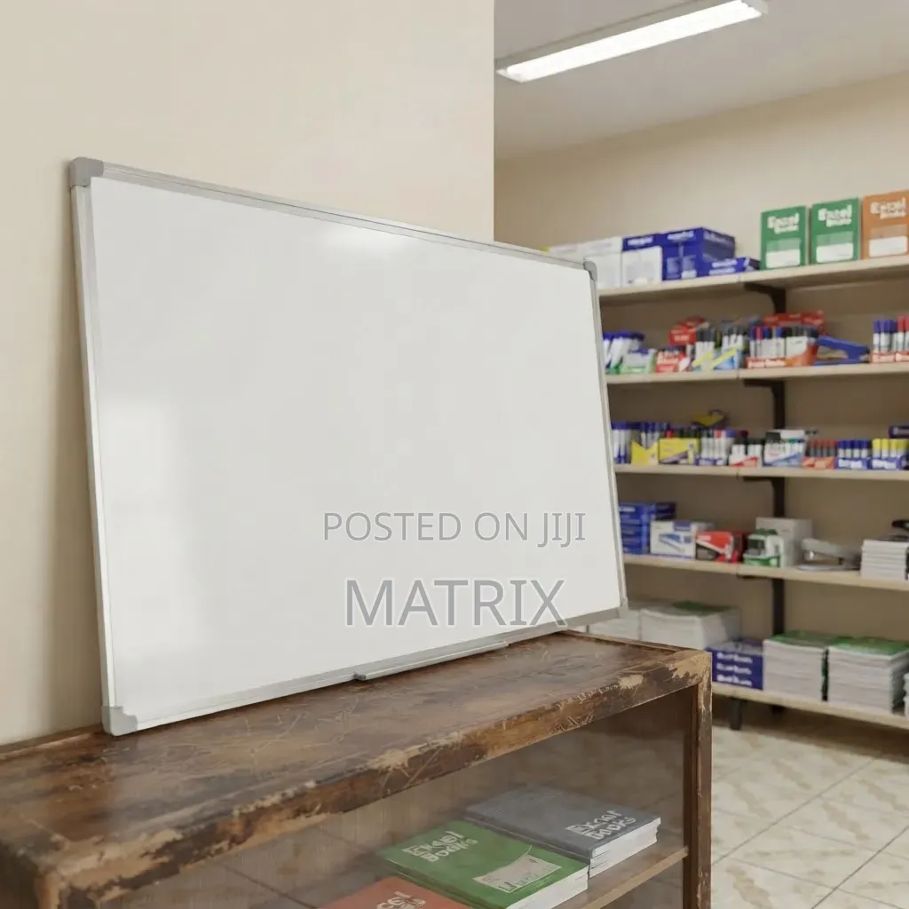 120 by 180cm Double Sided White Board