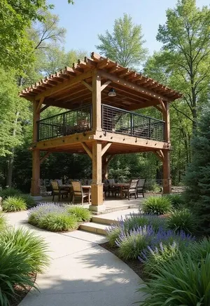 Pergolas/Double Storied Pergolas From 700,000/- Per Square Meter