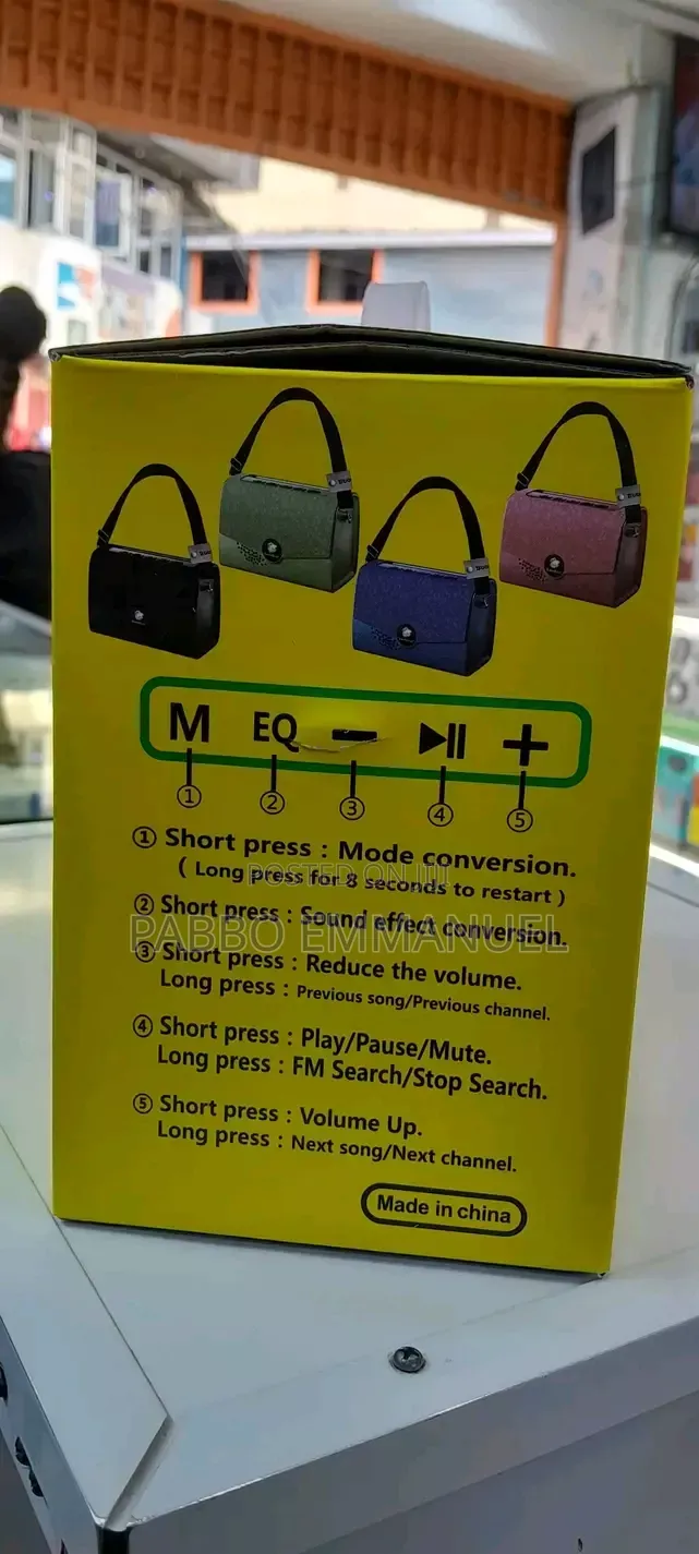 High Quality Bass Bag Structured Speaker