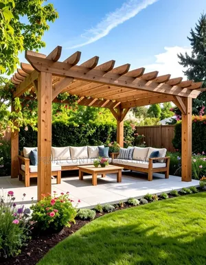 Pergolas/Africana Natural Wood Pergolas From 8,500,000/- Call Us Now