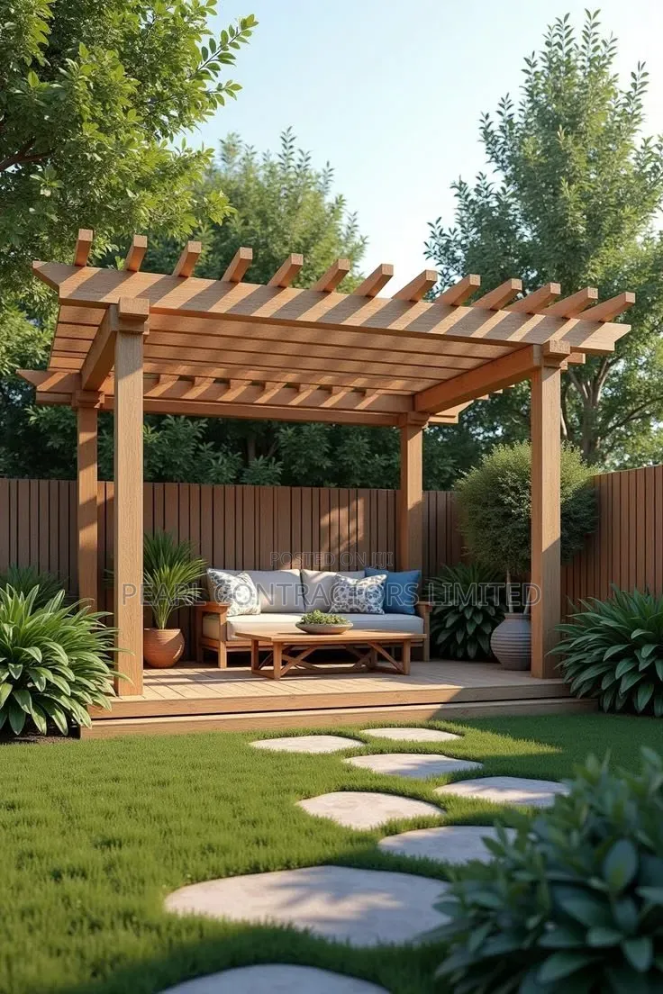 Pergolas/Africana Natural Wood Pergolas From 8,500,000/- Call Us Now