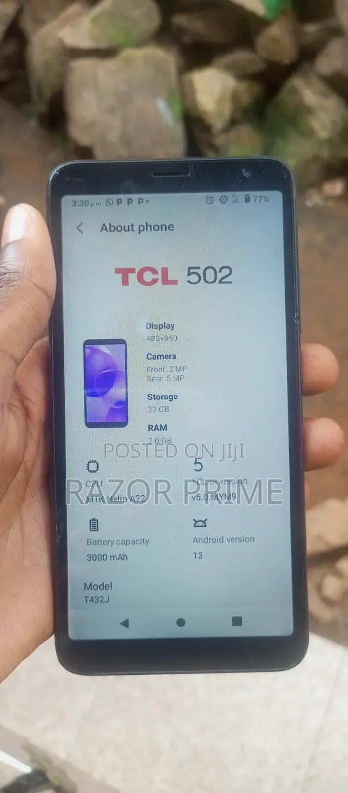 TCL 502 32 GB Black