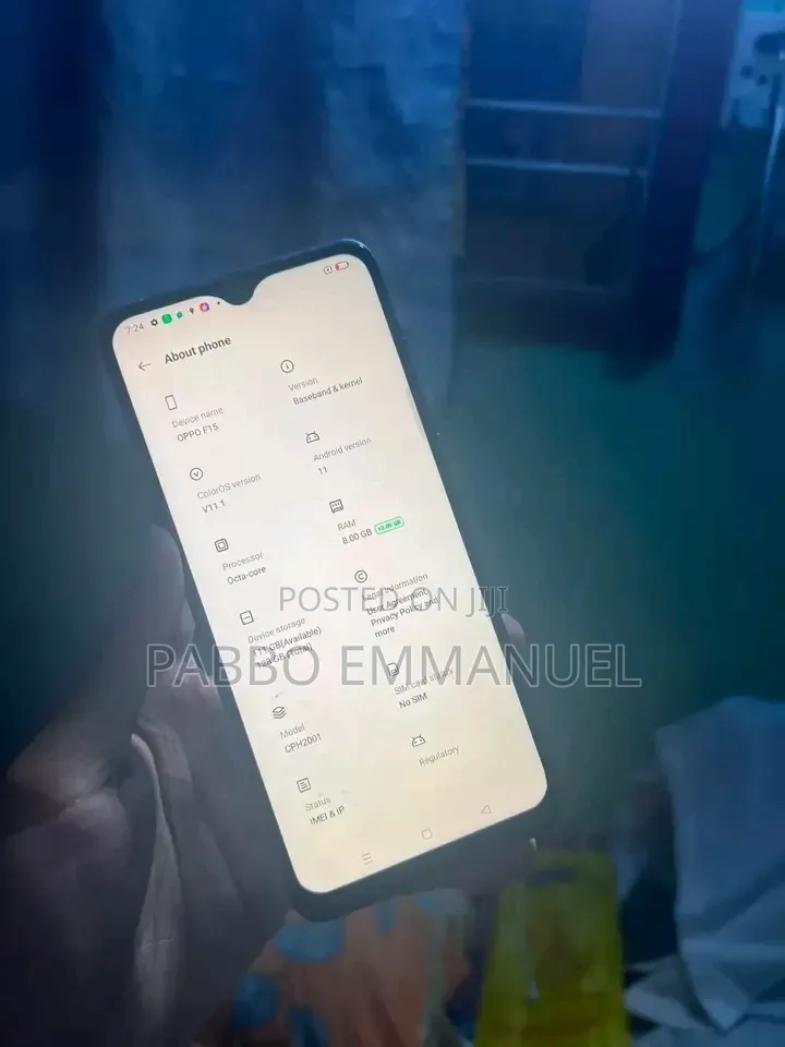 Oppo F15 256 GB Blue