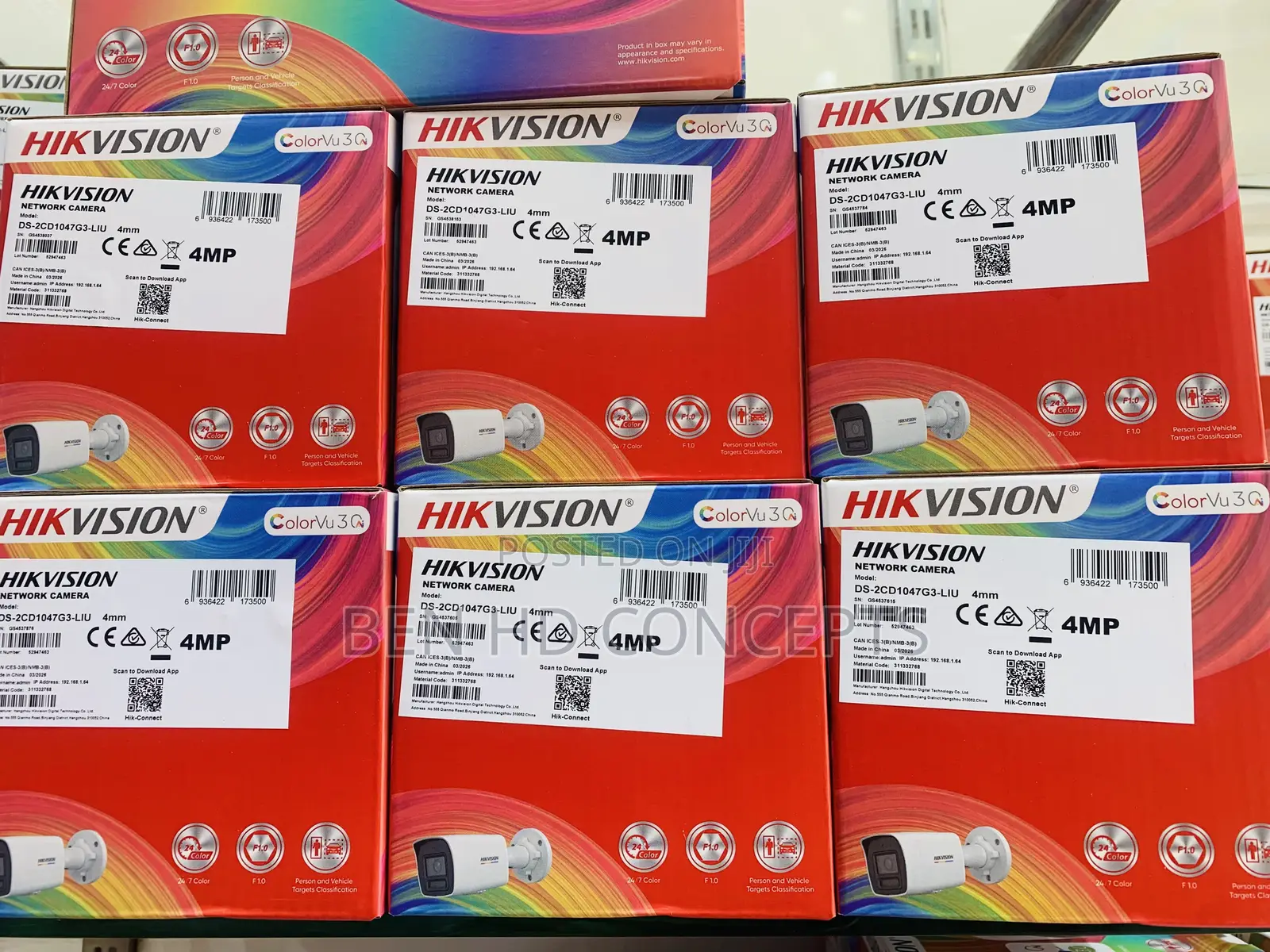 CCTV CAMERA 4mp IP ColorVu Hikvision