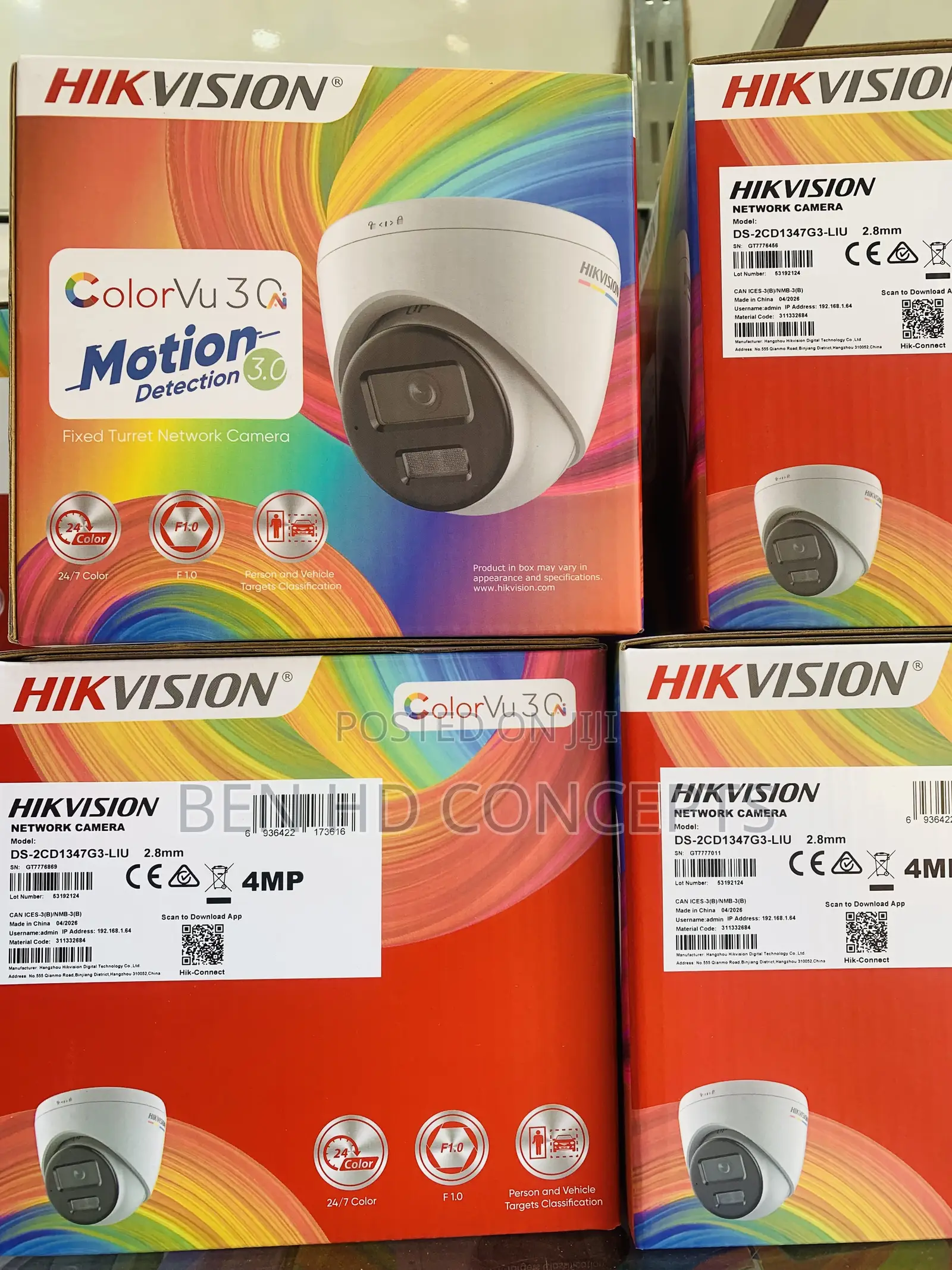 CCTV CAMERA 4mp IP ColorVu Hikvision