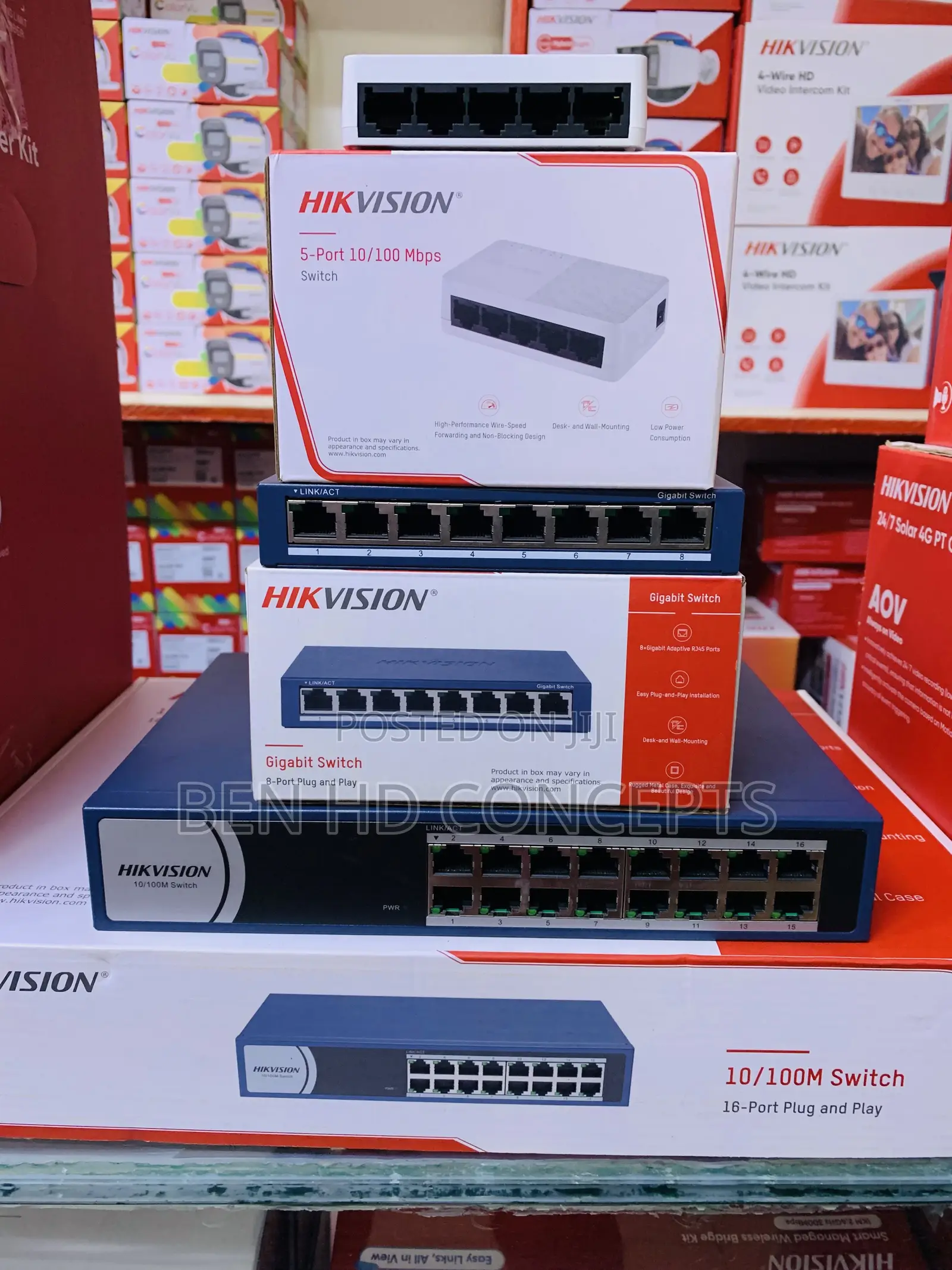 Hikvision Poe Gigabit Network Switch