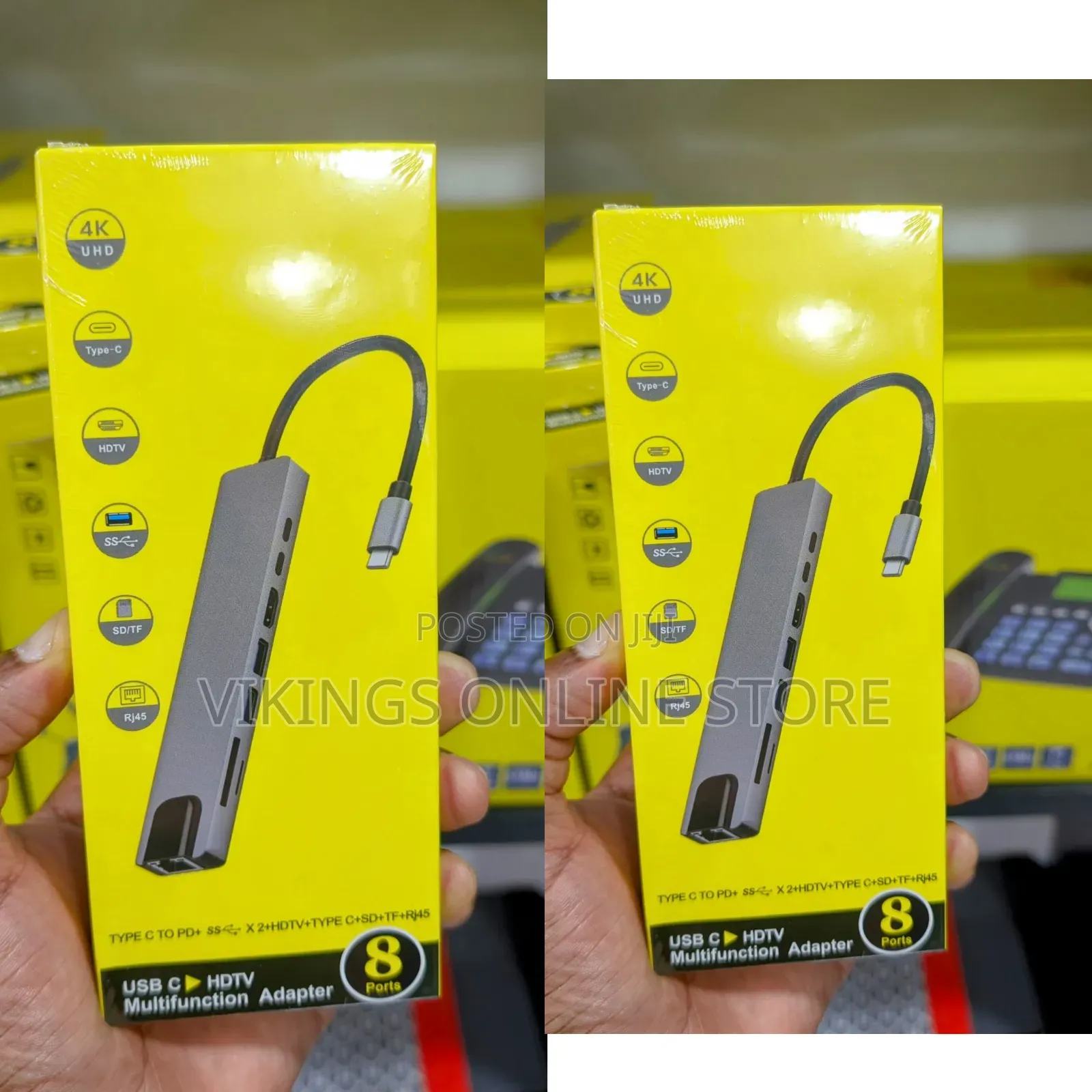 8-in-1 USB-C Multifunction Adapter That Expands a Single USB-C Port